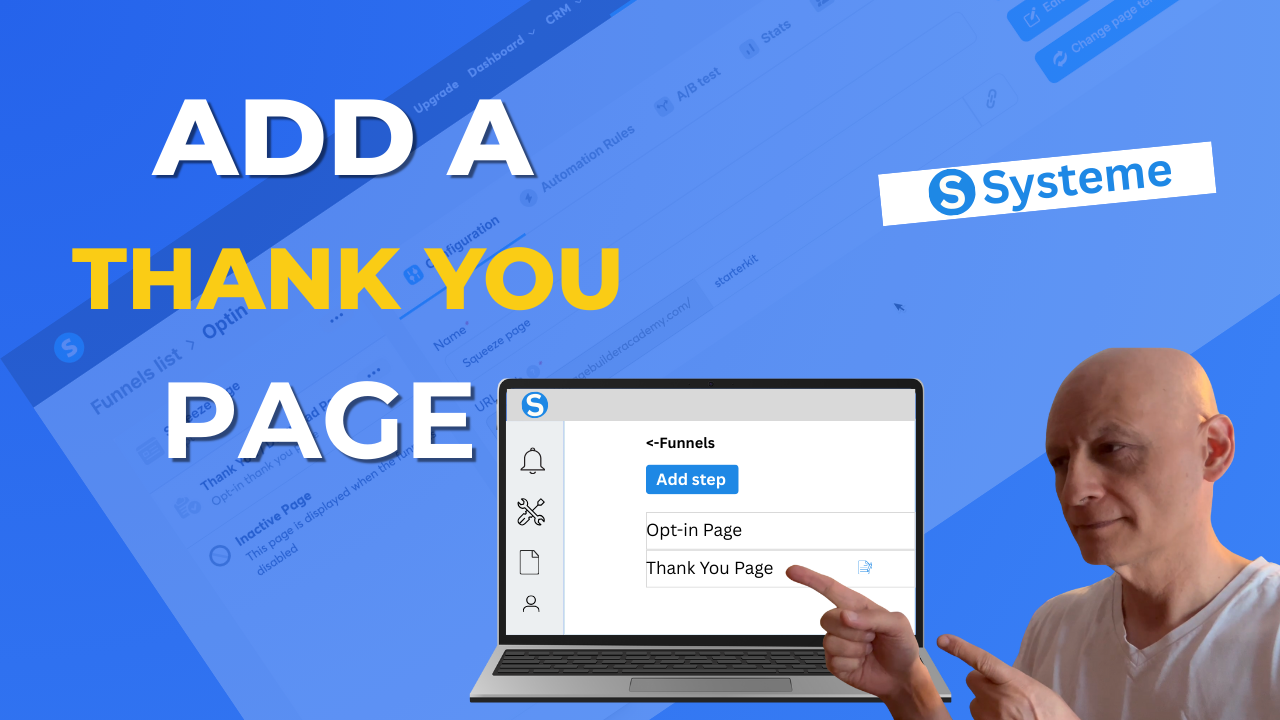 How to add a thank you page to a funnel in Systeme. io