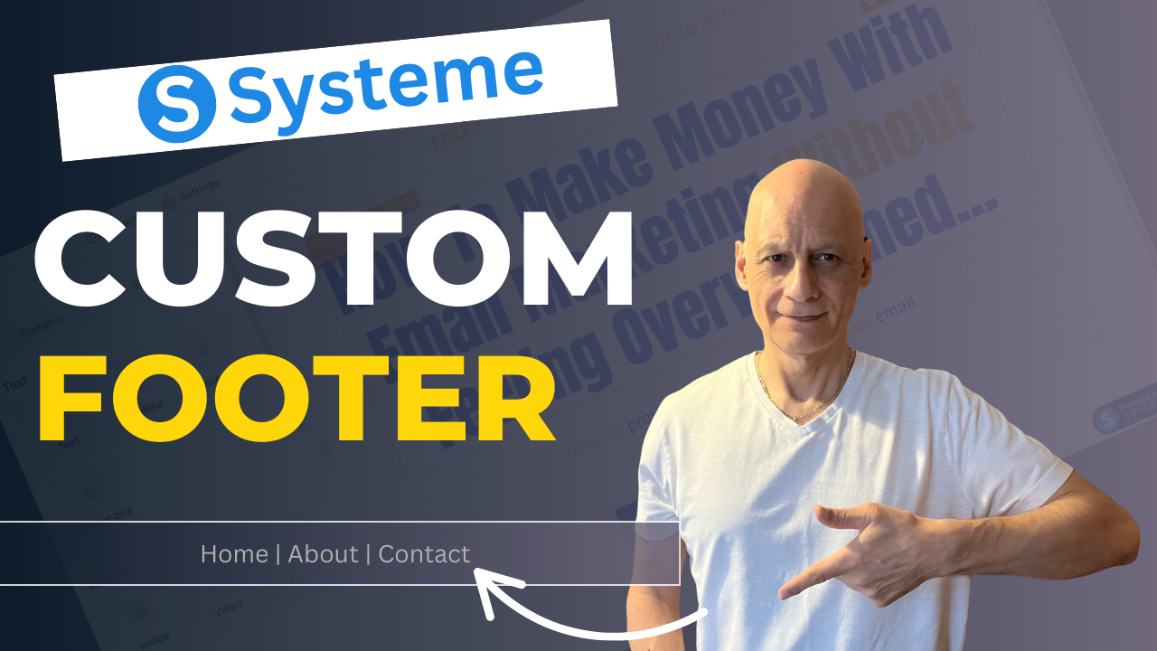 Create a Reusable Footer in Systeme.io (Fast & Easy)