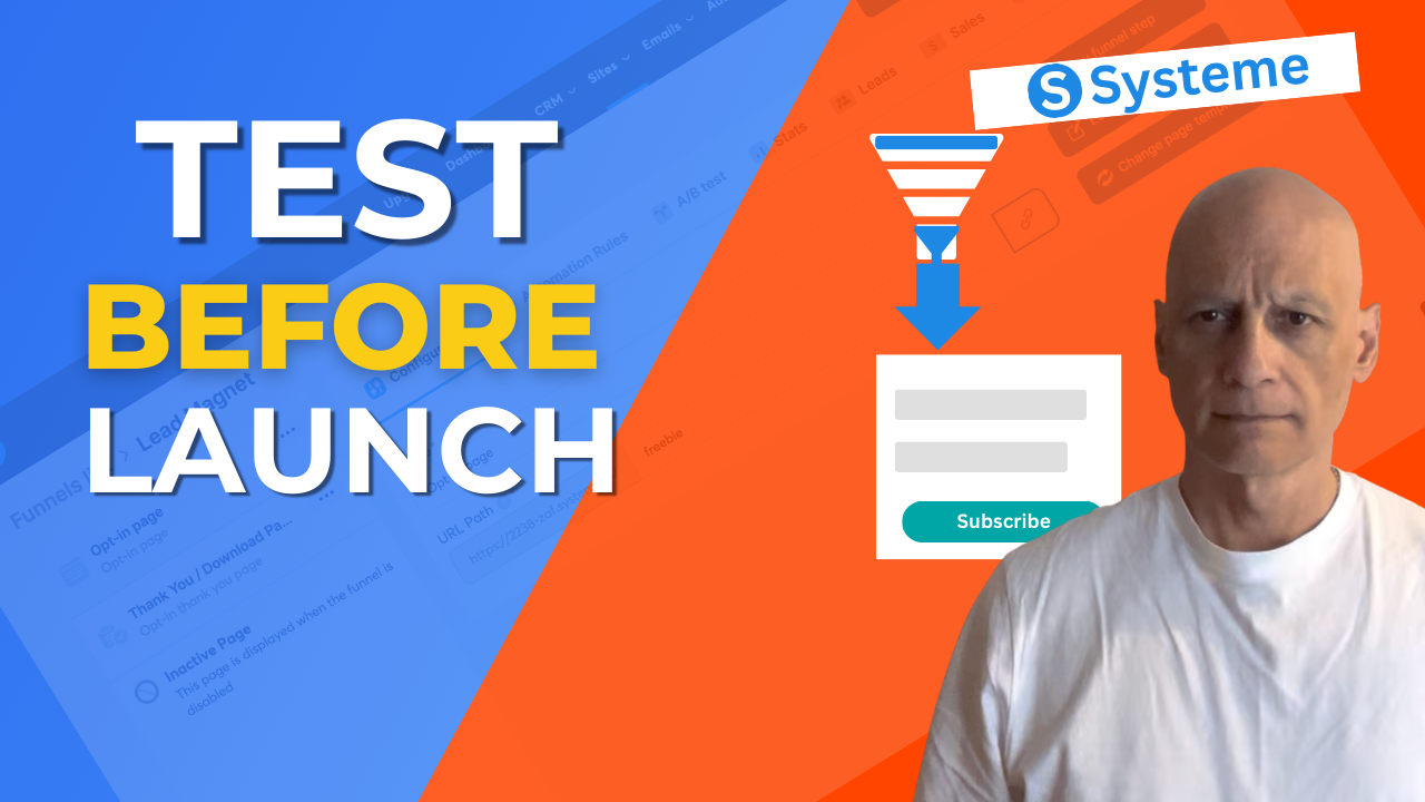 Test Your Systeme.io Funnel Opt in Before You Launch