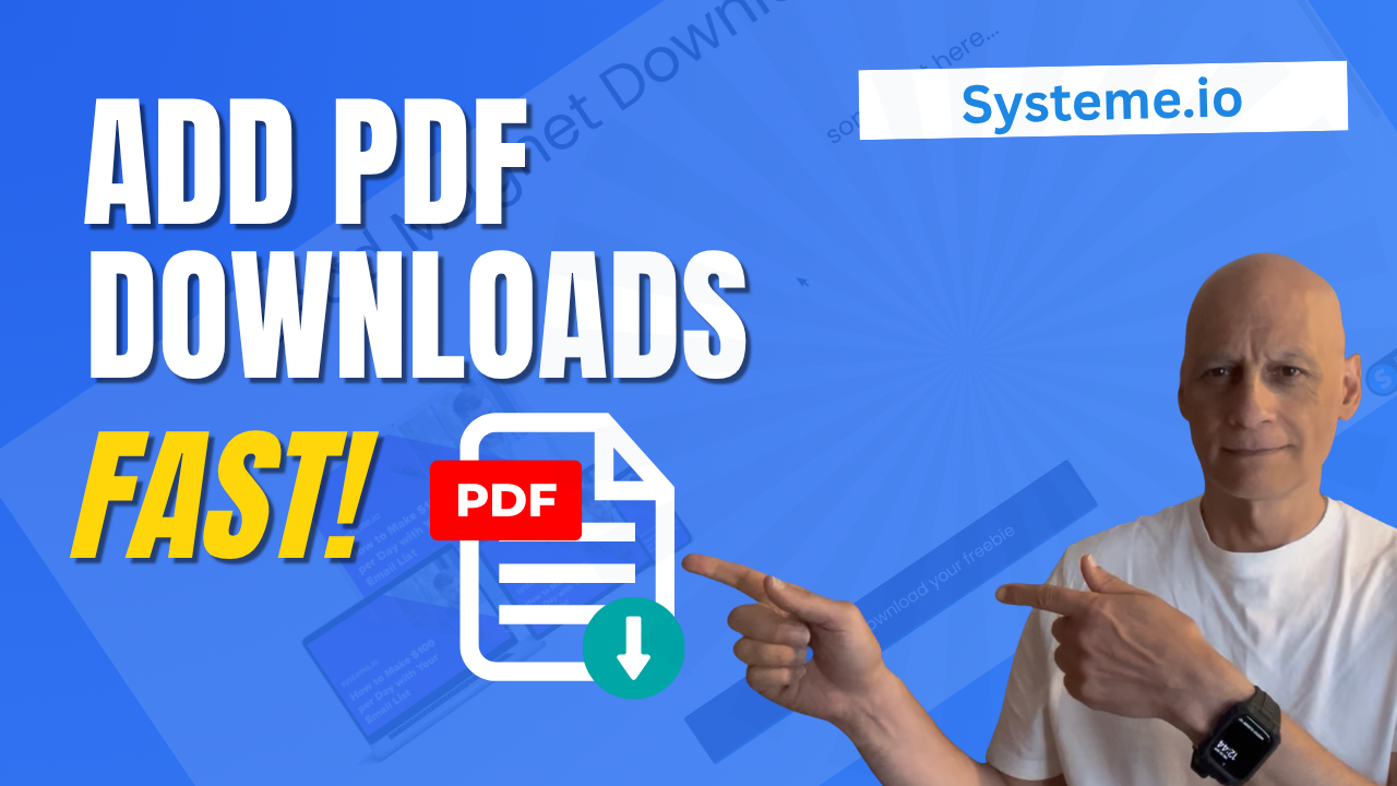 Add Downloadable PDFs to Your Systeme.io Pages Fast & Easy