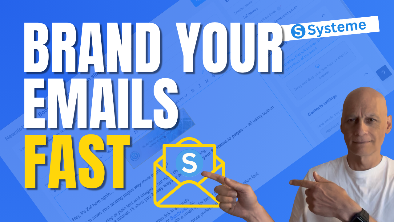 How to add a logo to your emails in Systeme.io