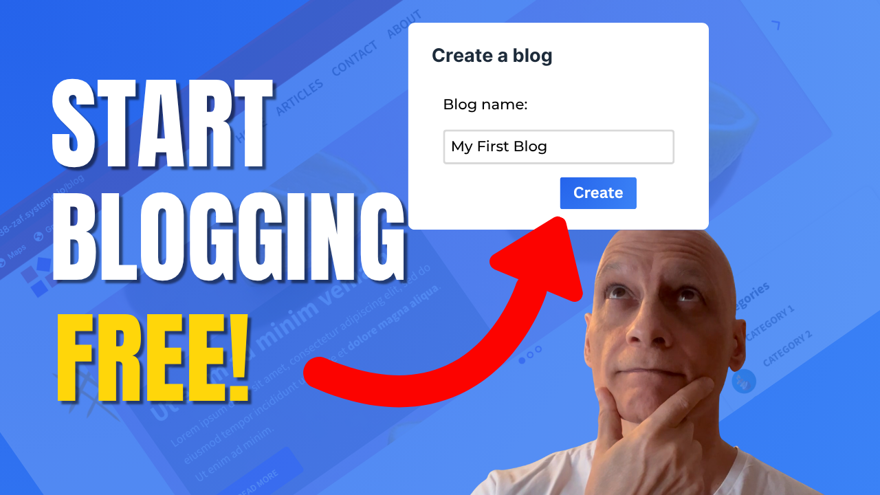 Start Blogging for Free with Systeme.io