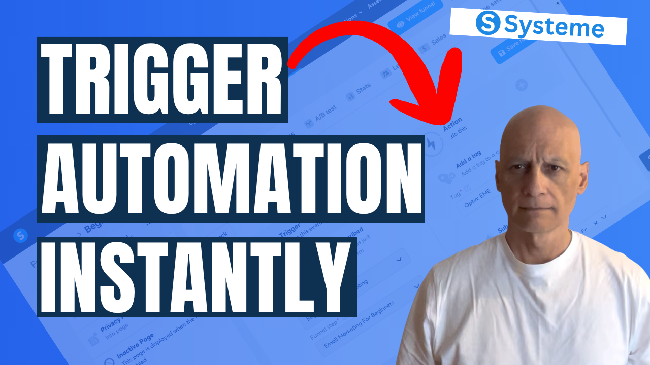How to trigger automation when a contact signs up in Systeme.io