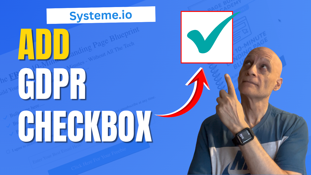 How to add GDPR checkboxes in Systeme.io forms