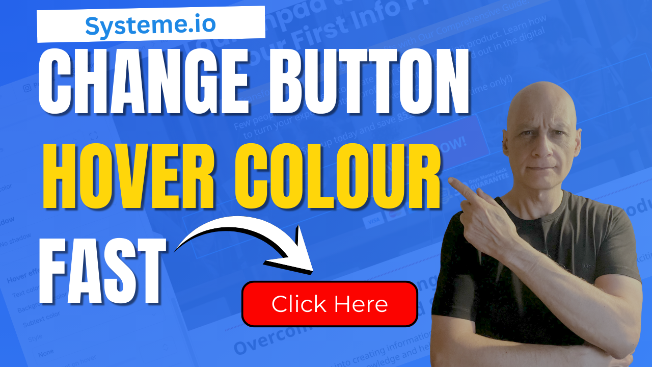 Change Your Button Hover Colour Fast In Systeme.io