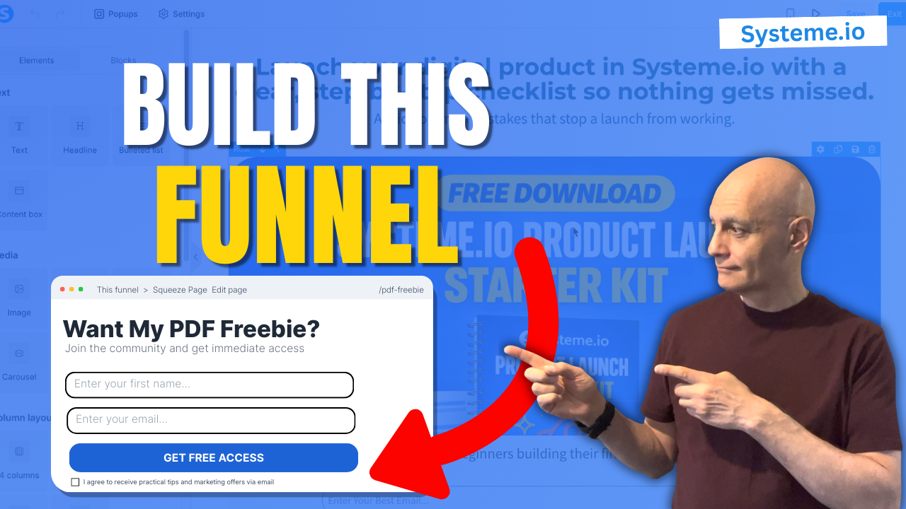 Systeme.io Funnel Tutorial for Beginners (Build Your First Opt-In Funnel)