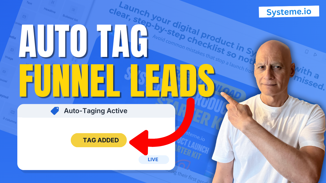 Tag Contacts Automatically by Funnel Step in Systeme.io Automation Rule