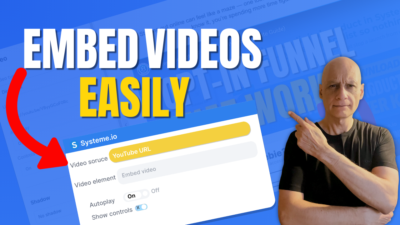 How to Add a Video to a Page in Systeme.io