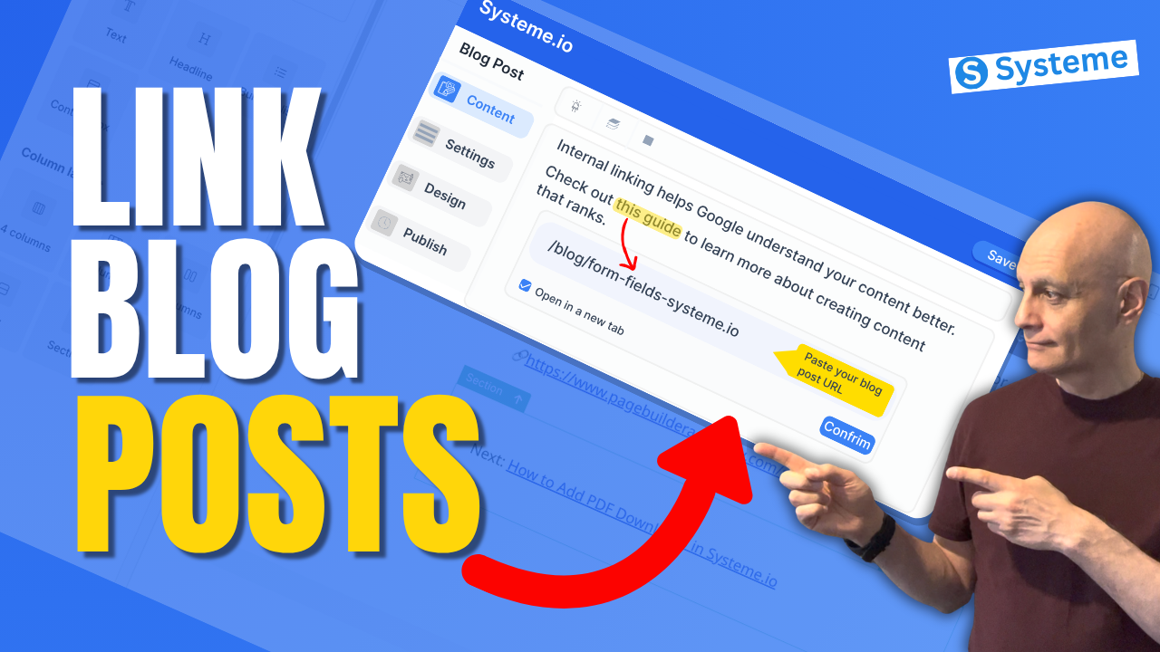 How to Link Blog Posts Internally in Systeme.io
