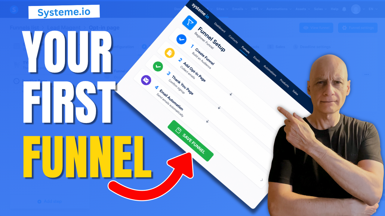 How To Build A Simple Funnel in Systeme.io