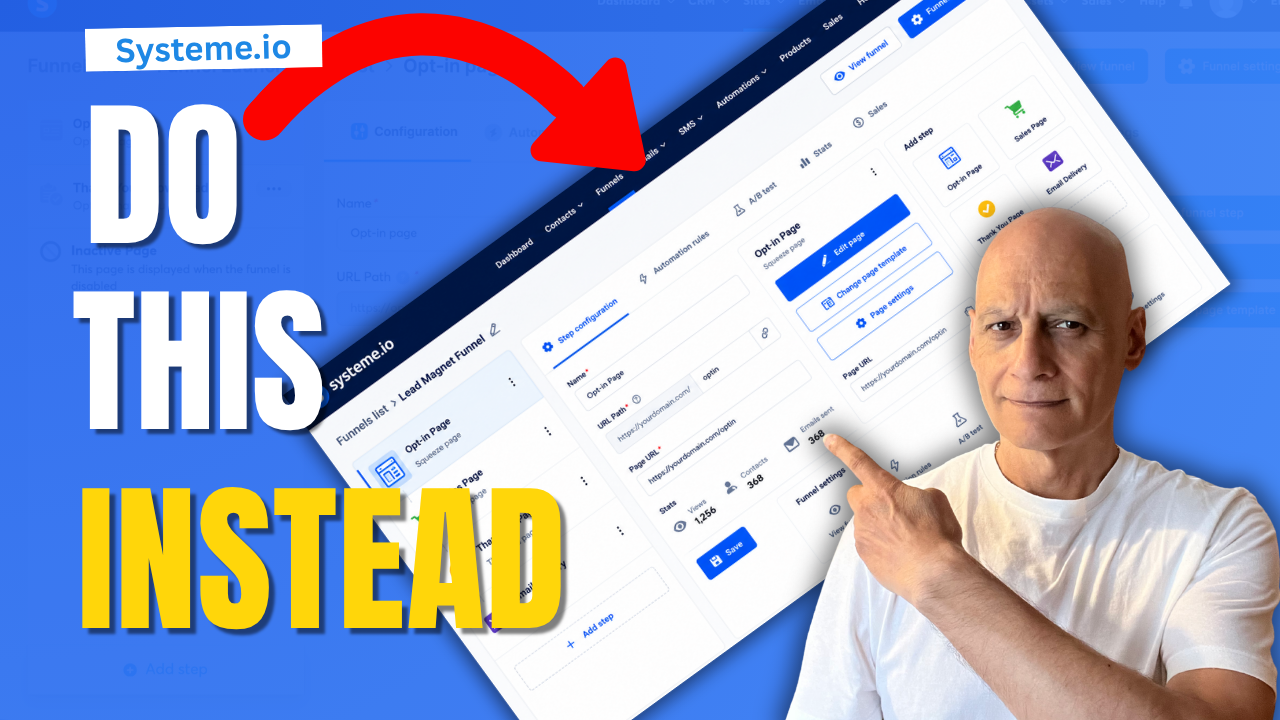How to Build an Affiliate Landing Page in Systeme.io